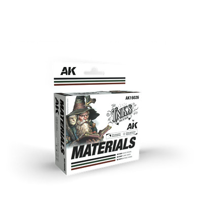 AK Interactive The INKS MATERIALS Set