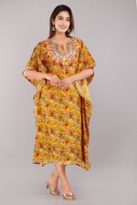 Designer Kaftan Kurti Floral Printed Traditional Ethnic Wear Women's Kurta Suit