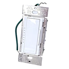 Lutron Homeworks QS HQRD-6NA WH Wireless CLF LED Dimmer - White