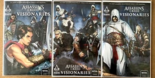 ASSASSIN'S CREED VISIONARIES #1 CVR A B C PAQUEETE CONNECTING VARIANT SET (NM)