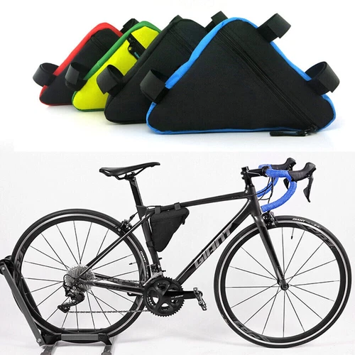 Water-Resistant Bike Frame Pouch Cycling Bike Accessories Triangle Bicycle Bag