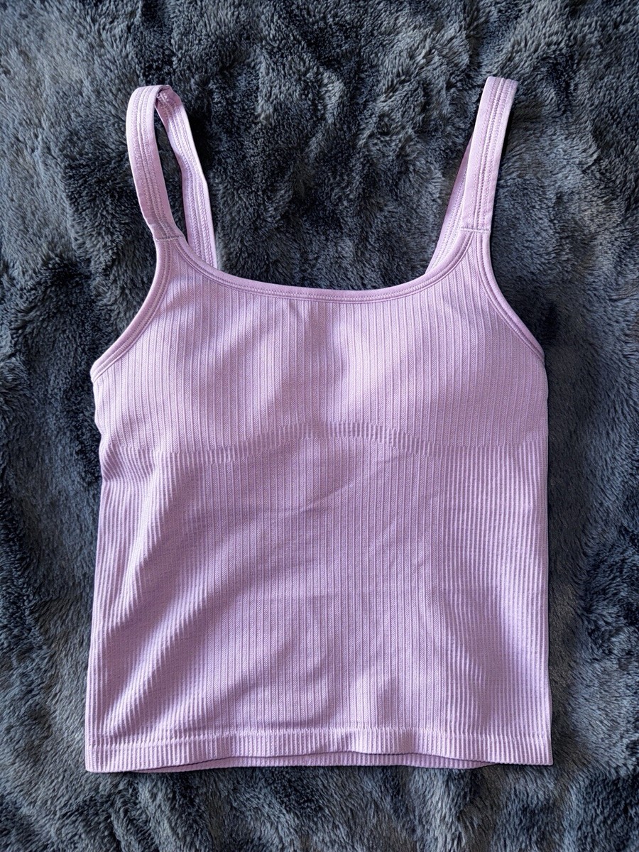 NWOT Lululemon Ebb To Street Cropped Tank Scoop Neck Rose NWOT Lululemon Ebb To Street Cropped Tank Scoop Neck Rose