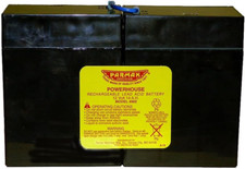 902 12-Volt Gel Cell Battery for Solar Powered Electric Fences,Black