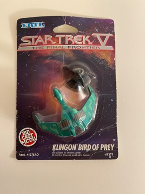 Klingon Bird of Prey Star Trek V The Final Frontier Die Cast Metal ERTL