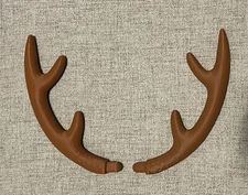 Reindeer Deer Antlers Blow Mold General Foam Santa Sleigh Replacement Set of 2
