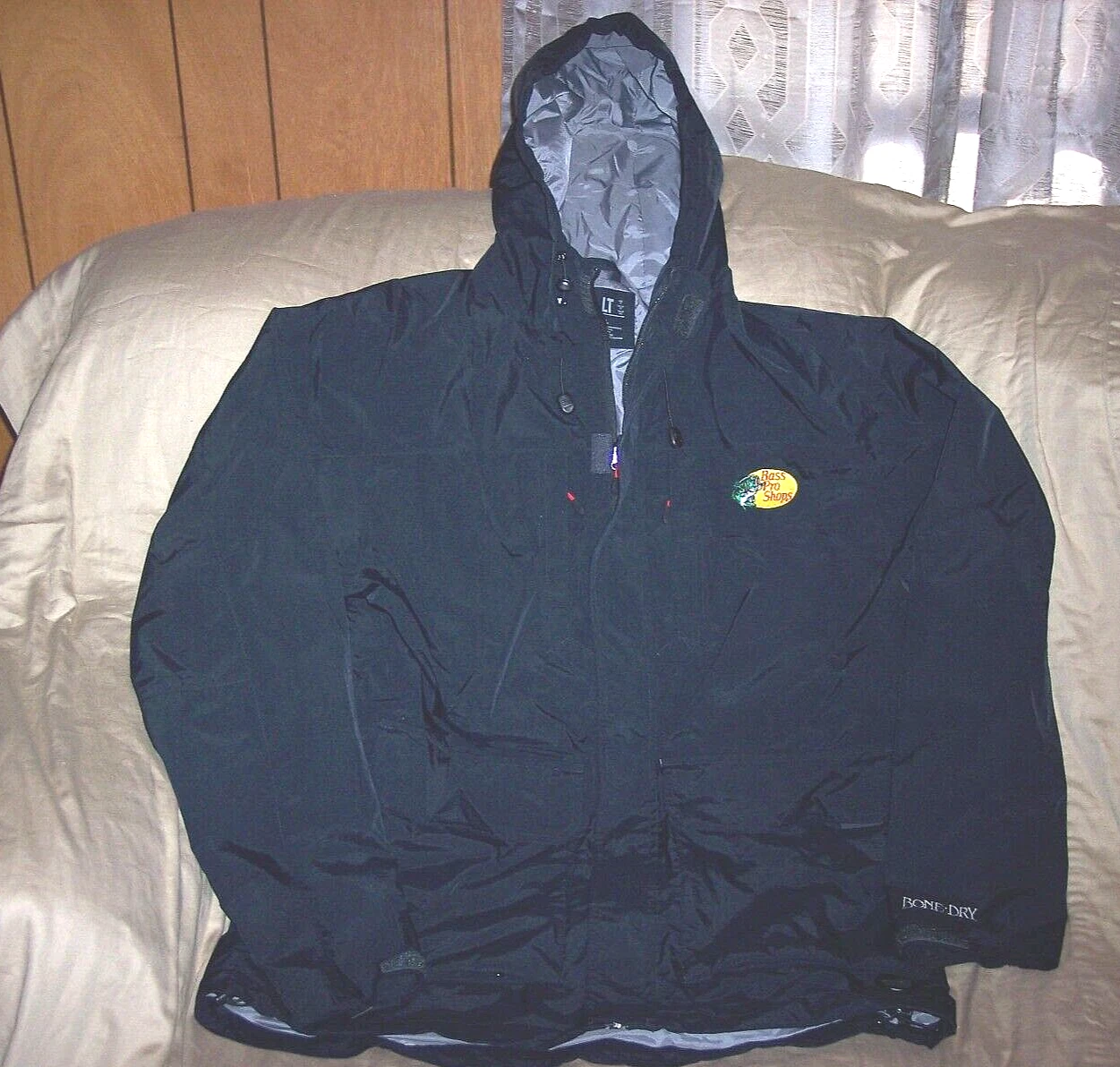 Large Tall Rain Jacket Waterproof Non Insulated Rain Jacket Fishing Parka HPR