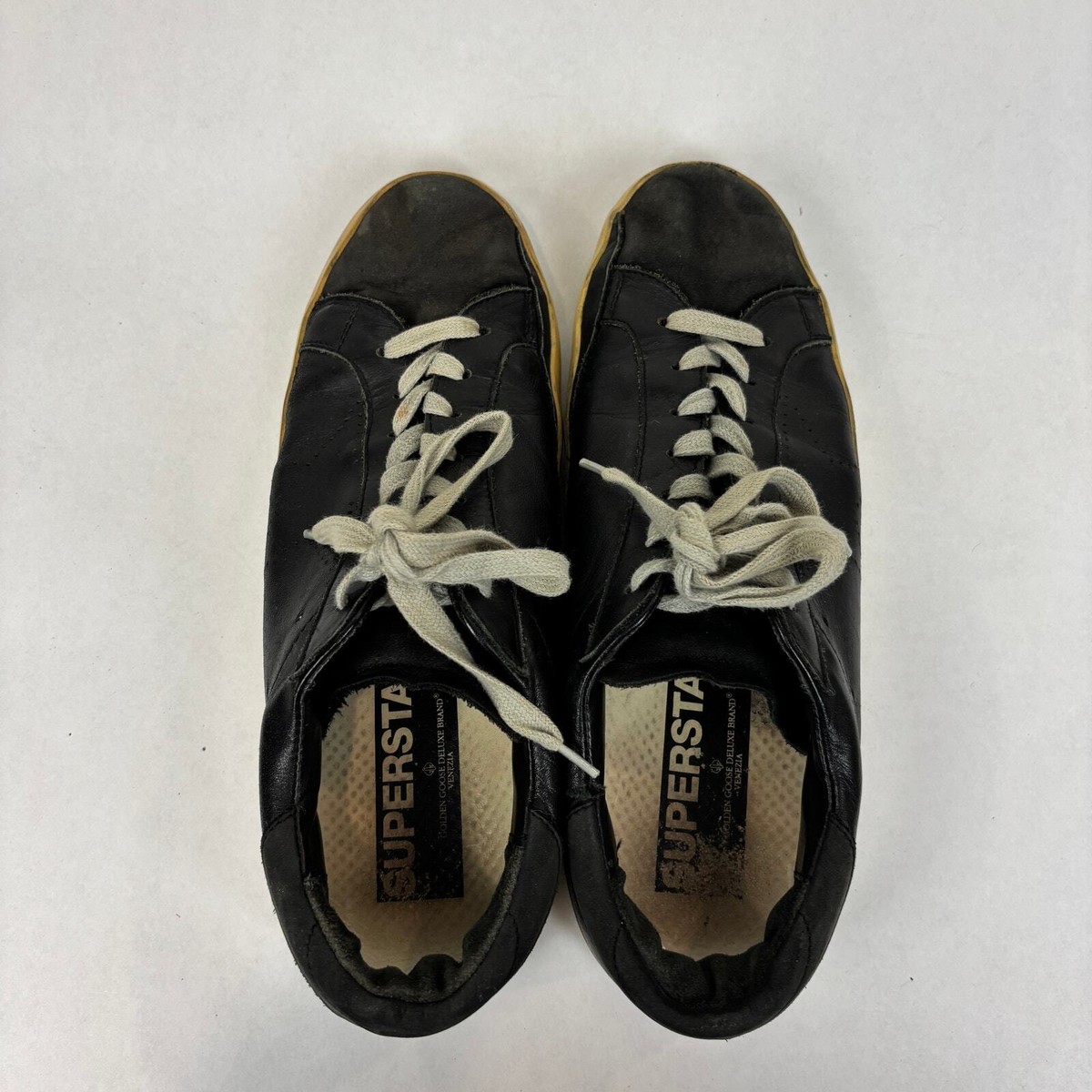 Golden Goose Superstar GGDB Black Leather Sneakers Shoes  display picture 3