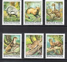 Wild Animal Protection HUNGARY 2611 - 2616 Mint NH Complete 1979 Set of 6 Stamps