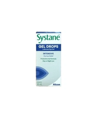 SYSTANE Gel Eye Drops Lubricant Intensive Day & Night Drops - 10ml Long Expiry