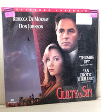GUILTY AS SIN Laserdisc LD WIDESCREEN Rebecca De Mornay Don Johnson