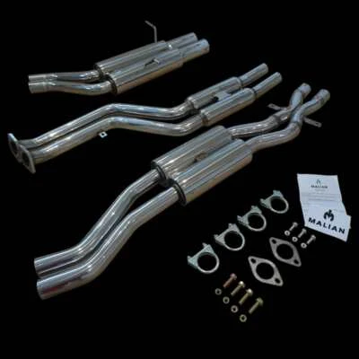 MALIAN EXHAUSTS Escape BMW E46 325i, 330i 2.5, 2.8, 3.0 Catback Performance 01-06
