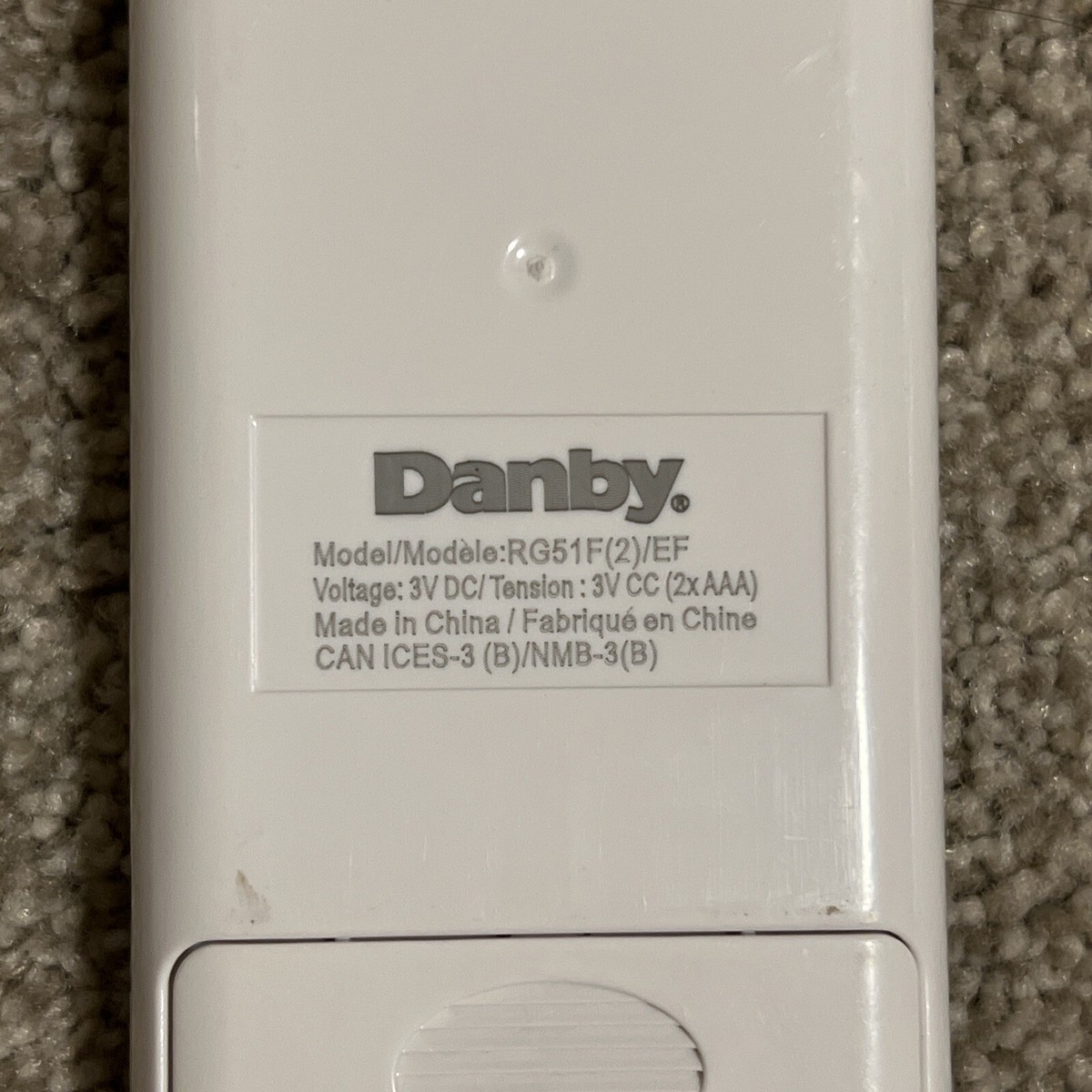 Danby Portable Ac Remote Air Conditioner Model RG51F(2)EF | eBay