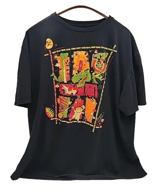 JURASSIC PARK Mr. DNA style Cartoon Art T Shirt Geek Fuel Limited Edition XXL