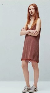 pink floral slip dress