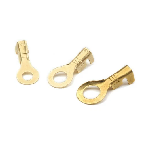 150-tlg Ringkabelschuhe Messing Crimp Ringösen Ringzungen M3-M10 Crimpzange Set - Bild 5 von 15