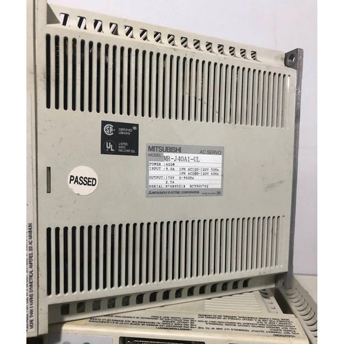 1 pieza Mitsubishi usado servo drive MR-J40A1-UL probado en buen estado - Imagen 3 de 5