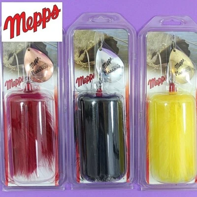Mepps GIANT Marabou 40 g. Buntfarben; Hecht- Wels- Kunstköder. Spinner - Bild 1 von 3