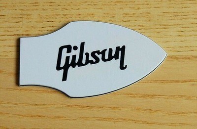 TRUSS ROD COVER GIBSON Flying V WHITE / BLACK LETTER