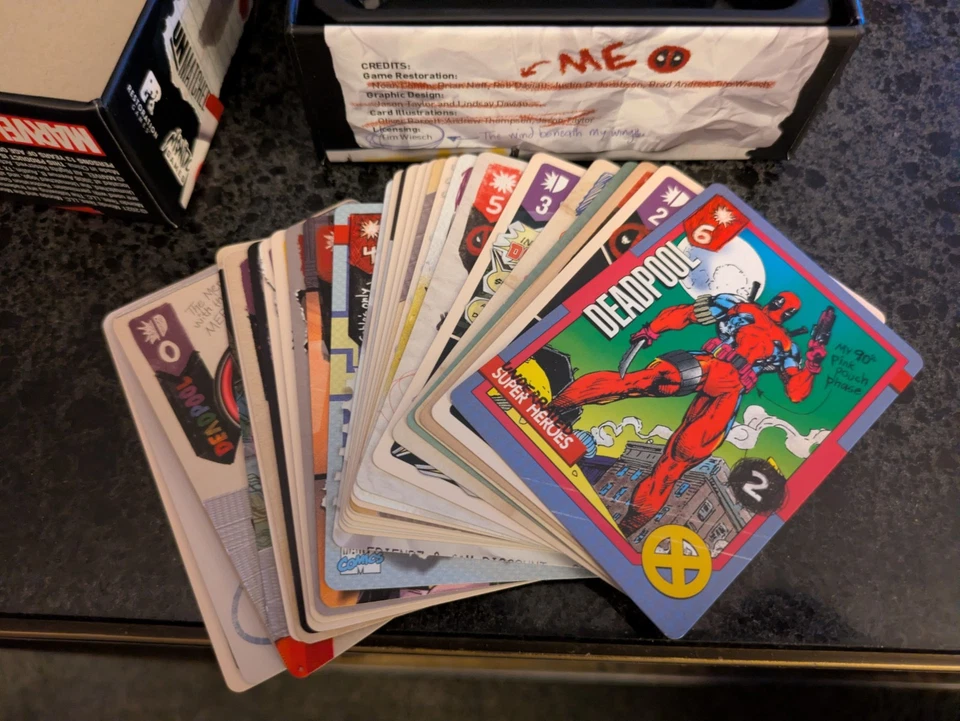 Deadpool Unmatched - Sleeved, Never Played - Marvel Mondo Games Board Game - Image 4 of 4