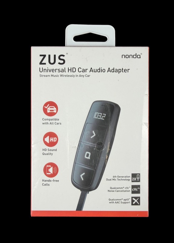 OBO 🚗🎧 ZUS NANDA UNIVERSAL HD CAR AUDIO ADAPTER NEW IN BOX SEALED UNOPENED🎧🚗