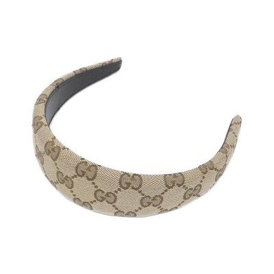 GUCCI Stirnband GG Muster Canvas beige unbenutzt ohne Karton