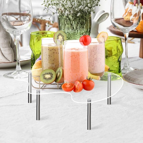 Clear Acrylic Cupcake Display Stand for Dessert Bakery Multi tiered Design - Picture 8 of 19