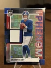 💣Jaxson Dart 2025 Donruss Optic Black Pandora Rookie Phenom Jersey Patch /25💥