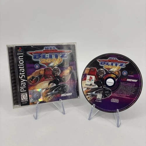 NFL Blitz 2000 (Sony PlayStation 1, 1999) PS1 CIB Black Label Tested