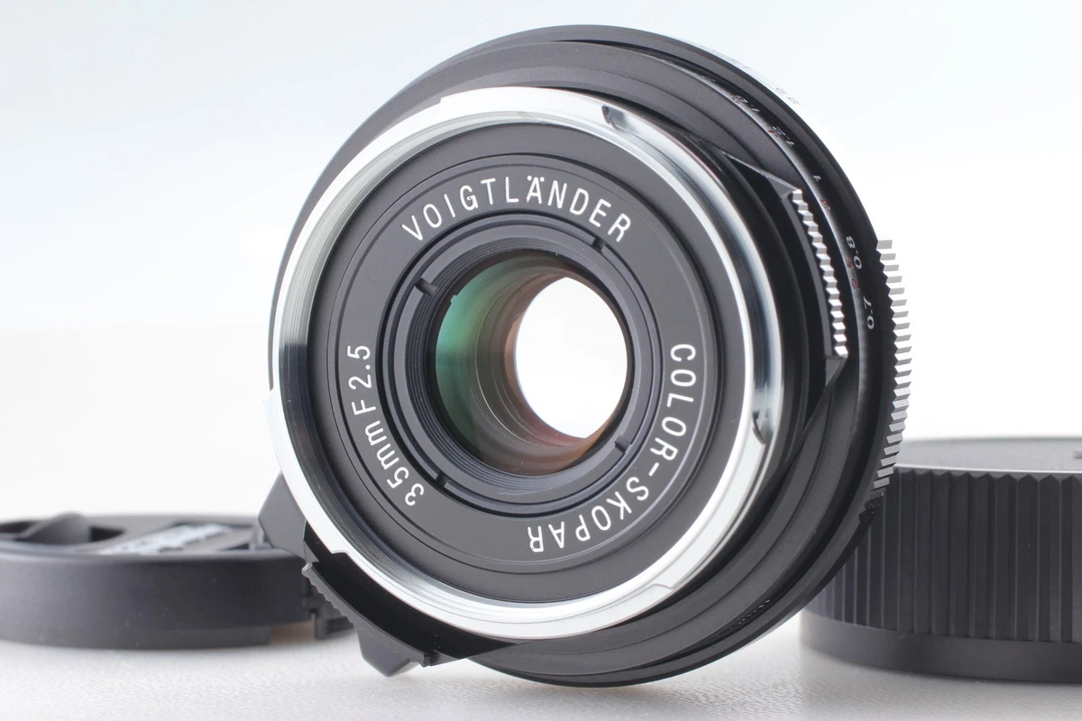 Voigtländer Camera Lenses 35mm Focal f/2.5 Maximum Aperture for