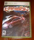 Need for Speed Carbon Xbox 360 Complete CIB EX/NM