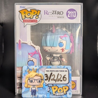 FUNKO POP! Vinyl Animation RARE Re:ZERO #2113 Rem with Morningstar Chase