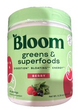 48 Servings/9.2 oz - Bloom Nutrition Green  Superfood Supplement Powder Ex04/26