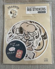 6 Pieces/Design PEANUTS Snoopy Decoration Luggage Stickers