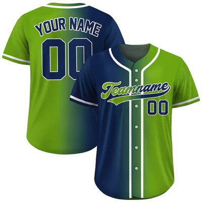 Custom Gradient Baseball Jersey