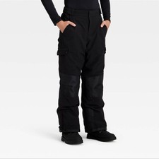 All In Motion Kids Snow Sport Waterproof Snow Pants - Black Large 10/12 NWT