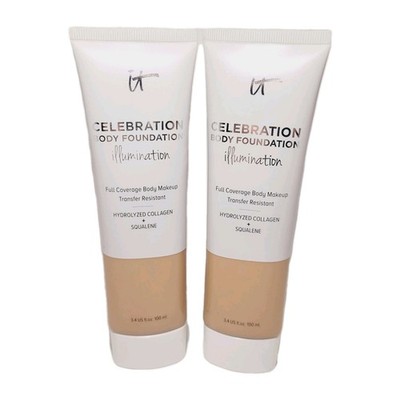 2 it Cosmetics Celebration Body Foundation illumination Full Coverage Medium Tan