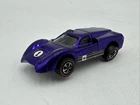 New Listing1967 Hot Wheels Redline Ford J Car Purple Missing Wheel As Is