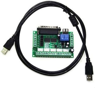 1Pcs 5 Axis CNC Breakout Board Mach3 Interface Board with Optical Coupler for MA