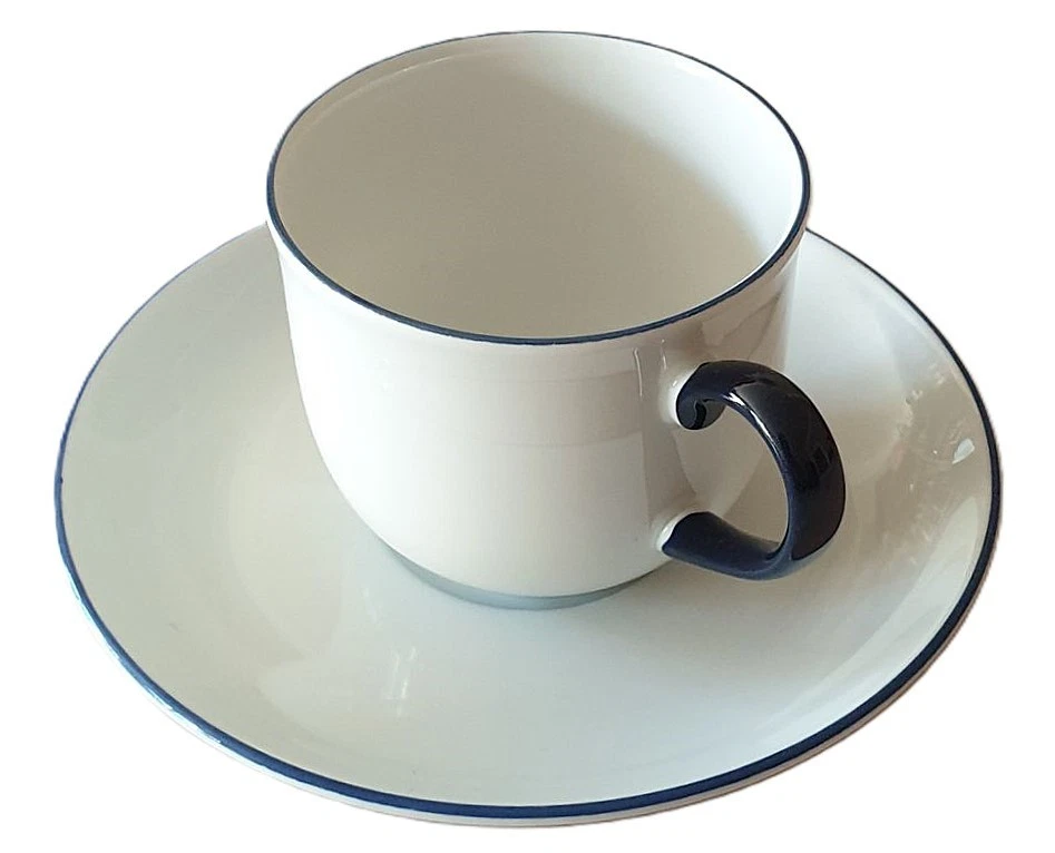 Service à café à fleurs bleues, 11 pièces