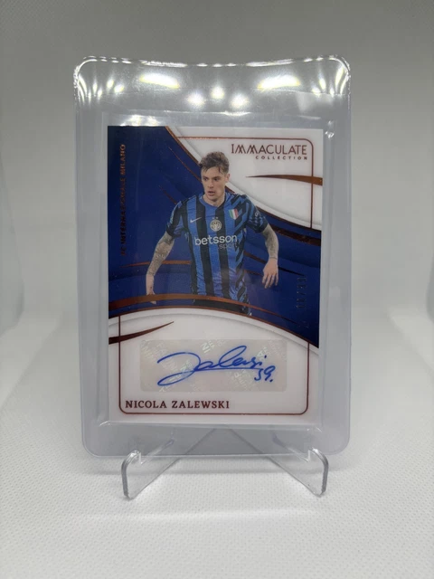 2024-25 Panini Immaculate Collection Immaculate Autographs Nicola Zalewski 18/99