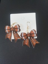 3 new football earrings