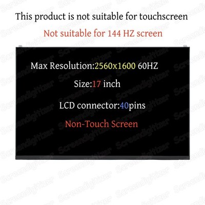 For LG Gram 17Z90P-K.AAC8U1 17'' Non-Touch IPS WQXGA Replacement LCD Screen Panel