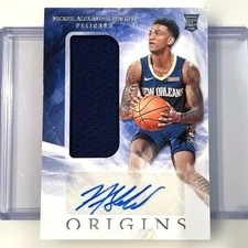 Panini Jersey Auto Nickeil Rookie Origins NBA 629150