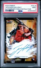 2024 Topps Finest - Finest Autographs Jackson Holliday #FA-JH Gold Refractor /50