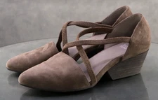 Eileen Fisher Juku Women's Pumps Shoes Size 7.5 Suede Gray
