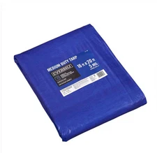 Everbilt 16 ft. x 20 ft. Blue Medium Duty Tarp