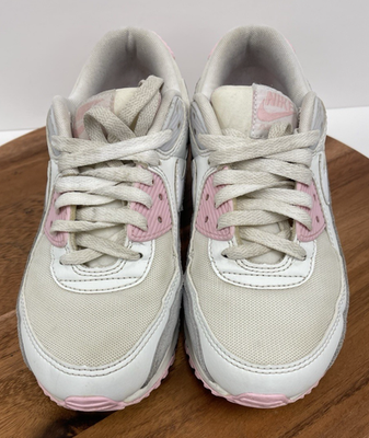 Nike Air Max 90 White Soft Pink Foam Gray Women's Size 7 FN7489