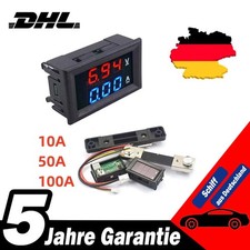 50A/100A DC0-100V Digital Voltmeter Amperemeter Led Doppelt Volt Amp Meter+shunt