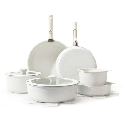 Sensarte SA-SET47-17PCS Nonstick Cookware Sets with Detachable Handles, 17 pcs