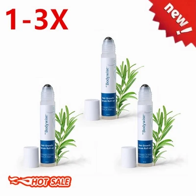 1-3X Be Bodywise Haarwachstumsserum RollOn - 3% Rosmarin, 3% Redensy & 2%Anagain UK